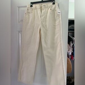 Free People High Rise Slim Straight Leg Jean, Never Worn